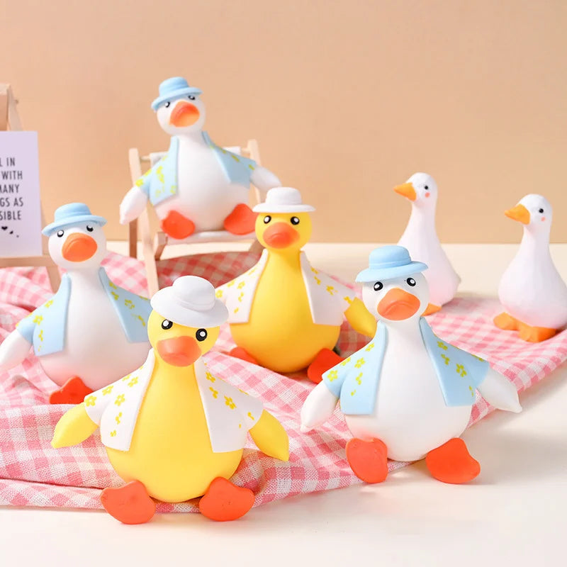 Comical Quacking Rubber Duck Stress Ball