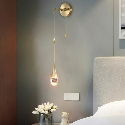 Stylish Glass Pendant Wall Light