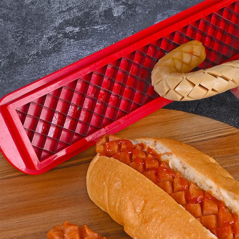 Fast Simple Hot Dog Cutter Device