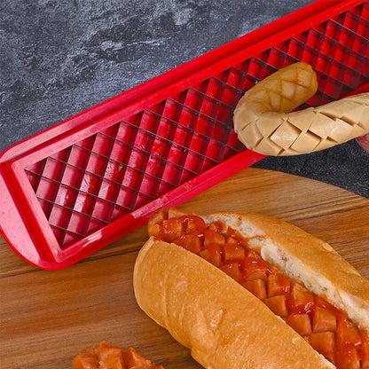 Fast Simple Hot Dog Cutter Device