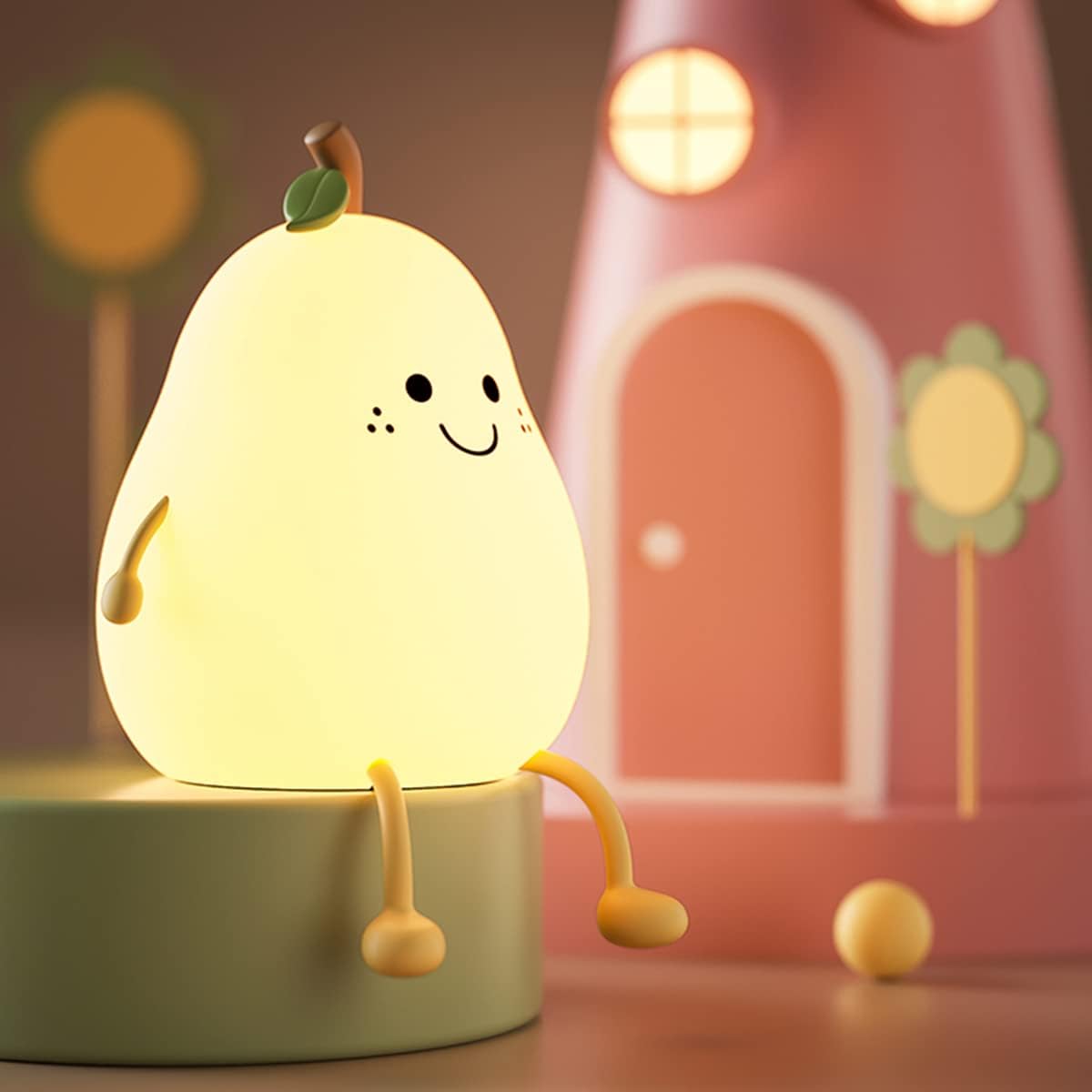 Compact Nightlight with USB and Warm Soft Light - Luxicro