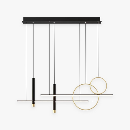 Luxury Black Metal LED Ceiling Light - Luxicro