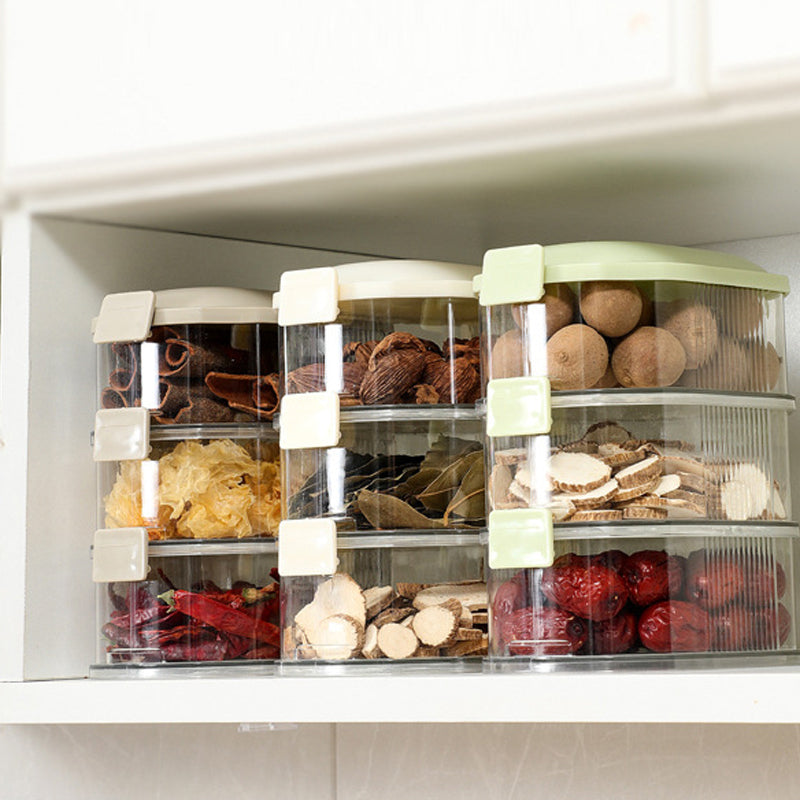 Compact Adjustable Spice Storage Box