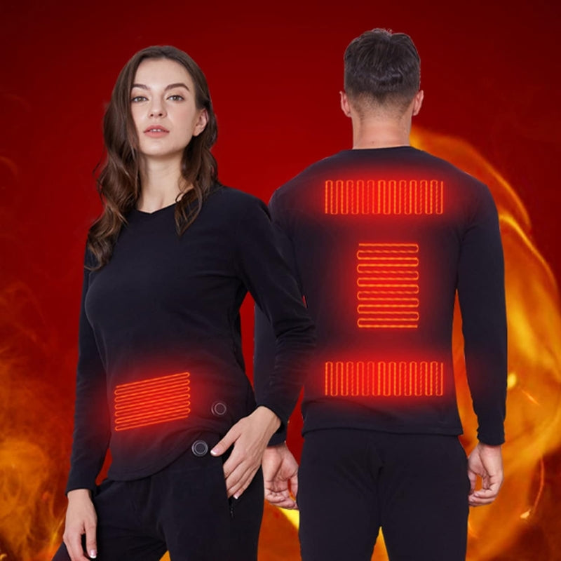Warm Thermal Base Layer Top for Cold Weather - Luxicro