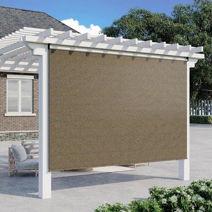 Big Backyard Solar Screen Roller Shades - Luxicro