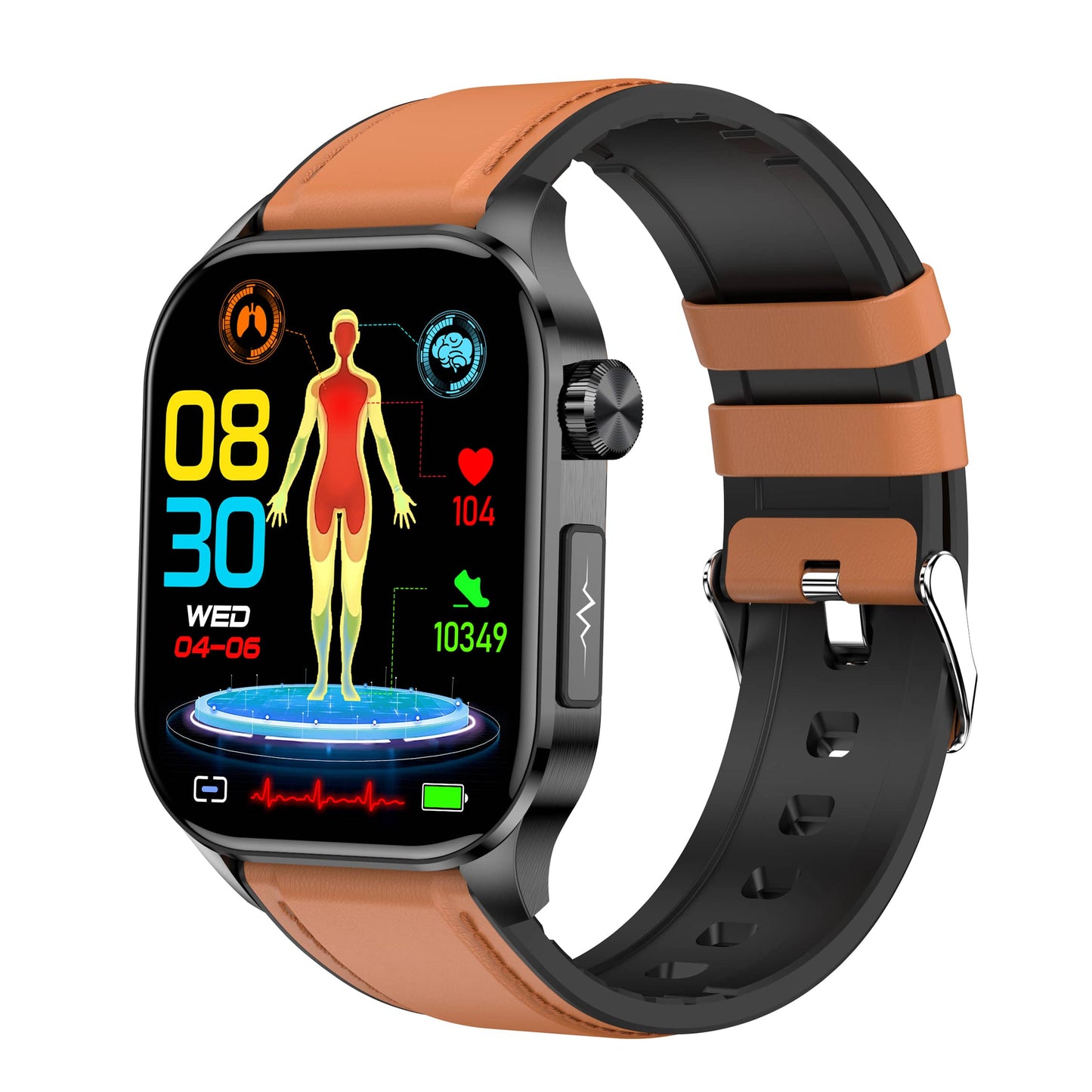 Advanced Health Smartwatch with ECG and Blood Pressure Monitor - Luxicro