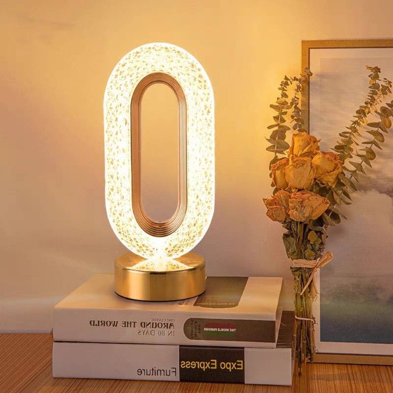 Elegant Clear Desk Lamp - Luxicro