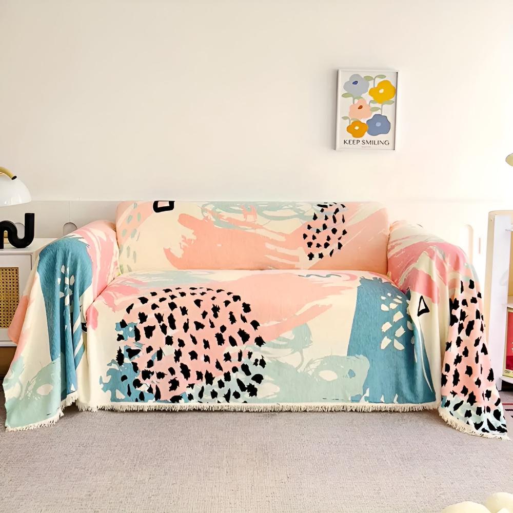 Colorful Painted Furniture Slipcover - Luxicro
