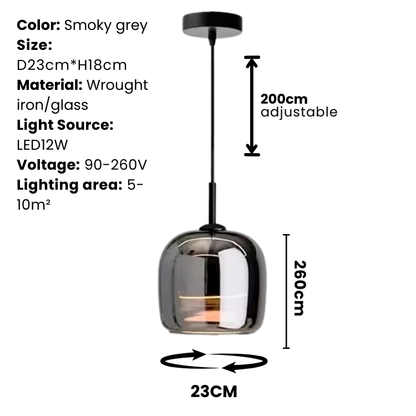 Modern Chrome Pendant Lighting for Kitchen Islands