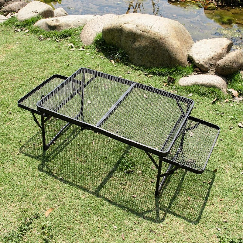 Portable Collapsible Outdoor BBQ Table - Luxicro