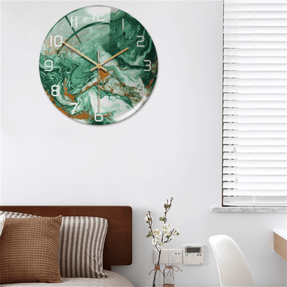 Elegant Silent Marble Wall Clock