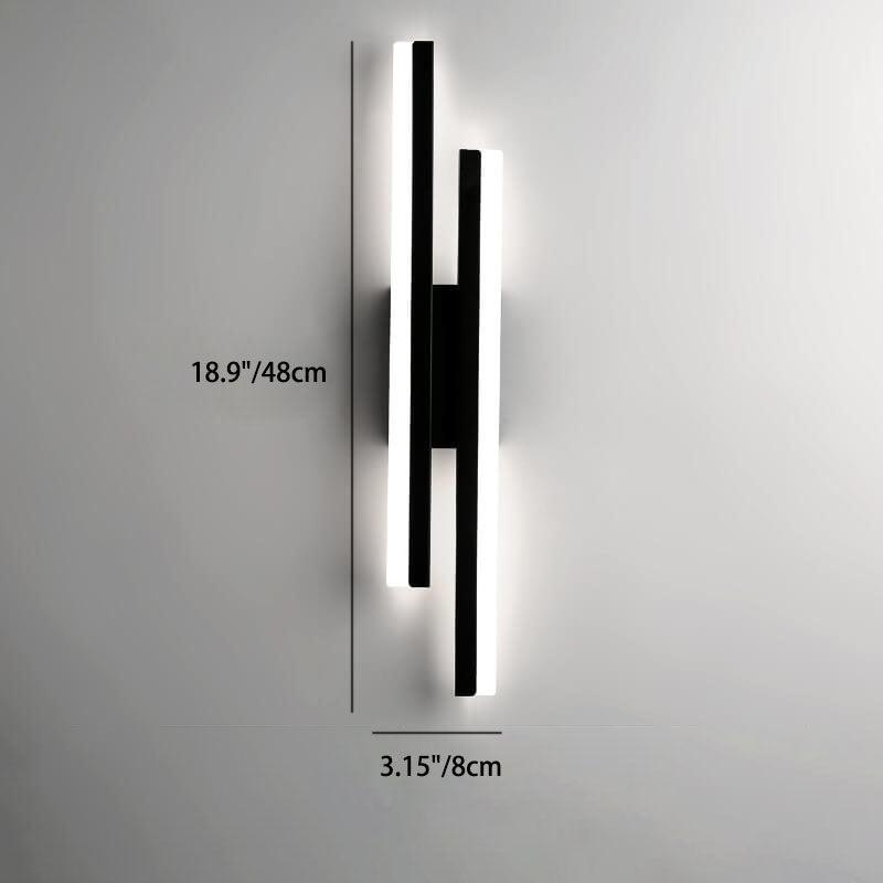 Slim LED Dimmer Wall Lamp