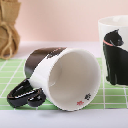 Adorable Black Kitty Good Luck Mug