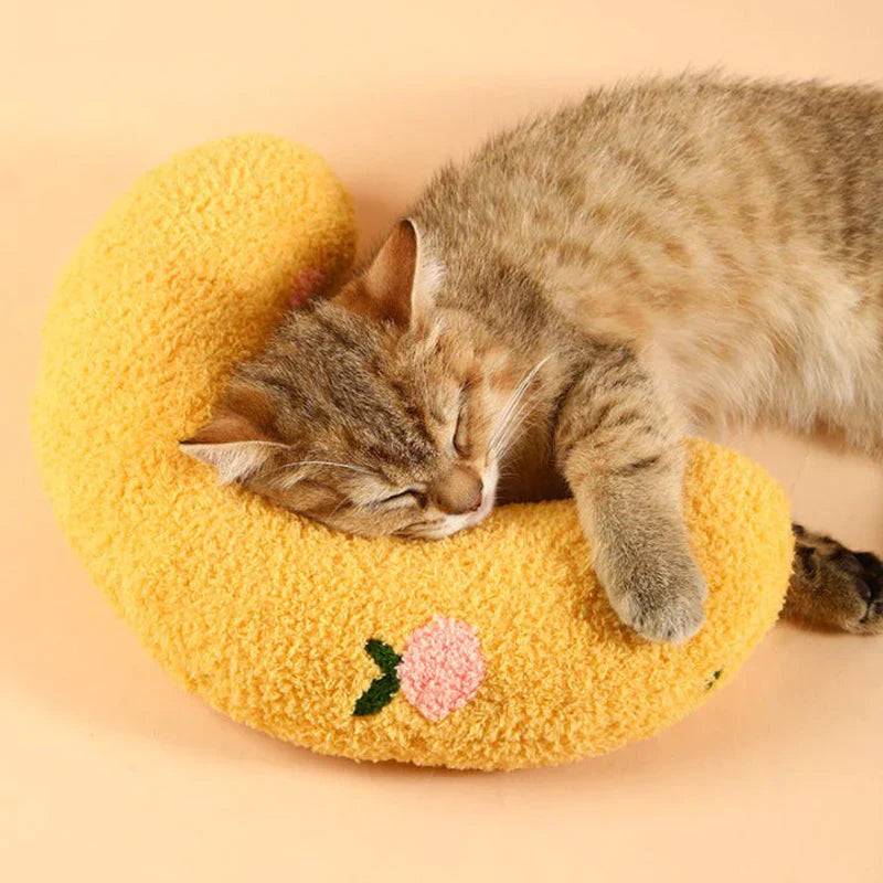 Adorable Plush Cat Pillow