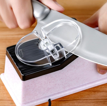 Fast Knife Sharpener with 6 Extra Grinding Wheels - Luxicro