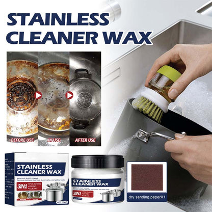 Powerful Steel Cleaning Wax Paste