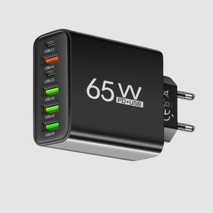Portable Quick 4-Port USB Phone Charger