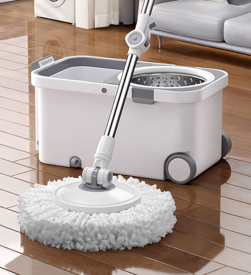 Effortless Floor Mop and Bucket with Squeezer - Luxicro