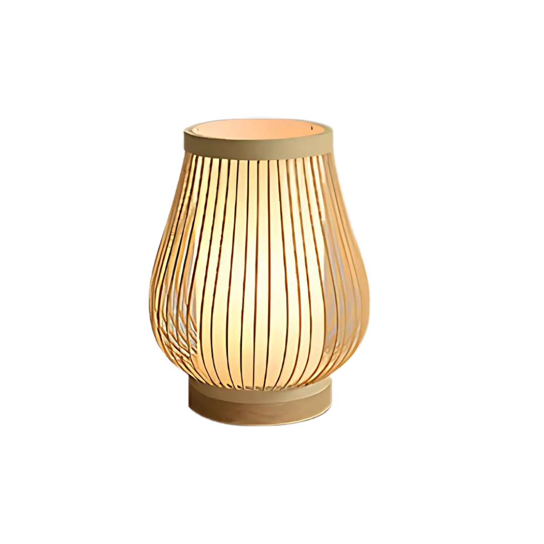 Natural Bamboo Table Light - Luxicro