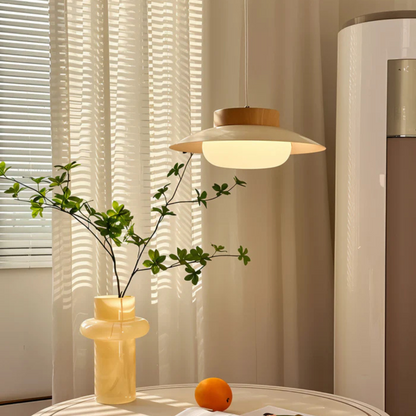 Simple White Pendant Dining Light