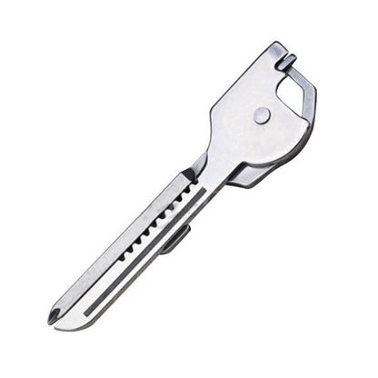 Compact 6-in-1 Folding Keychain Tool