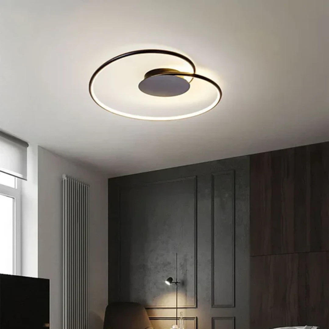 Bright Modern Overhead Bedroom Lamp