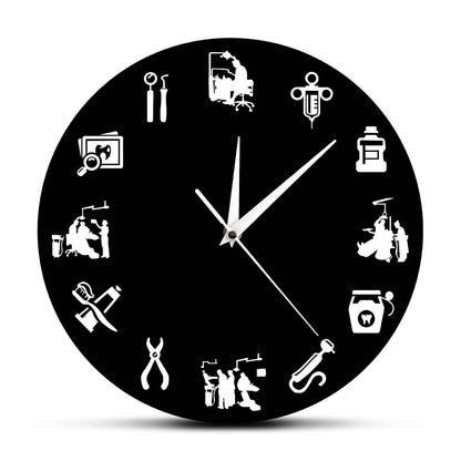 Stylish Large Round Wall Clock - Luxicro