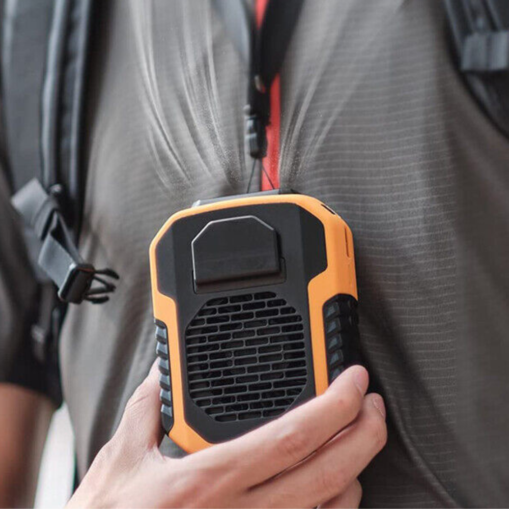 Compact Portable Clip On Waist Fan for Outdoor Use - Luxicro