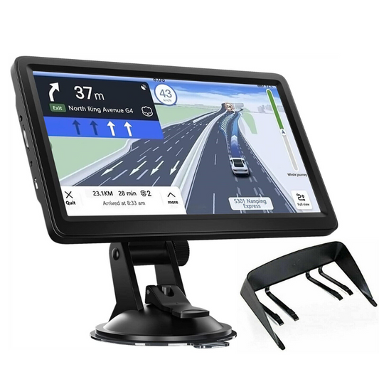 Advanced Vehicle GPS Navigator with LCD Display - Luxicro