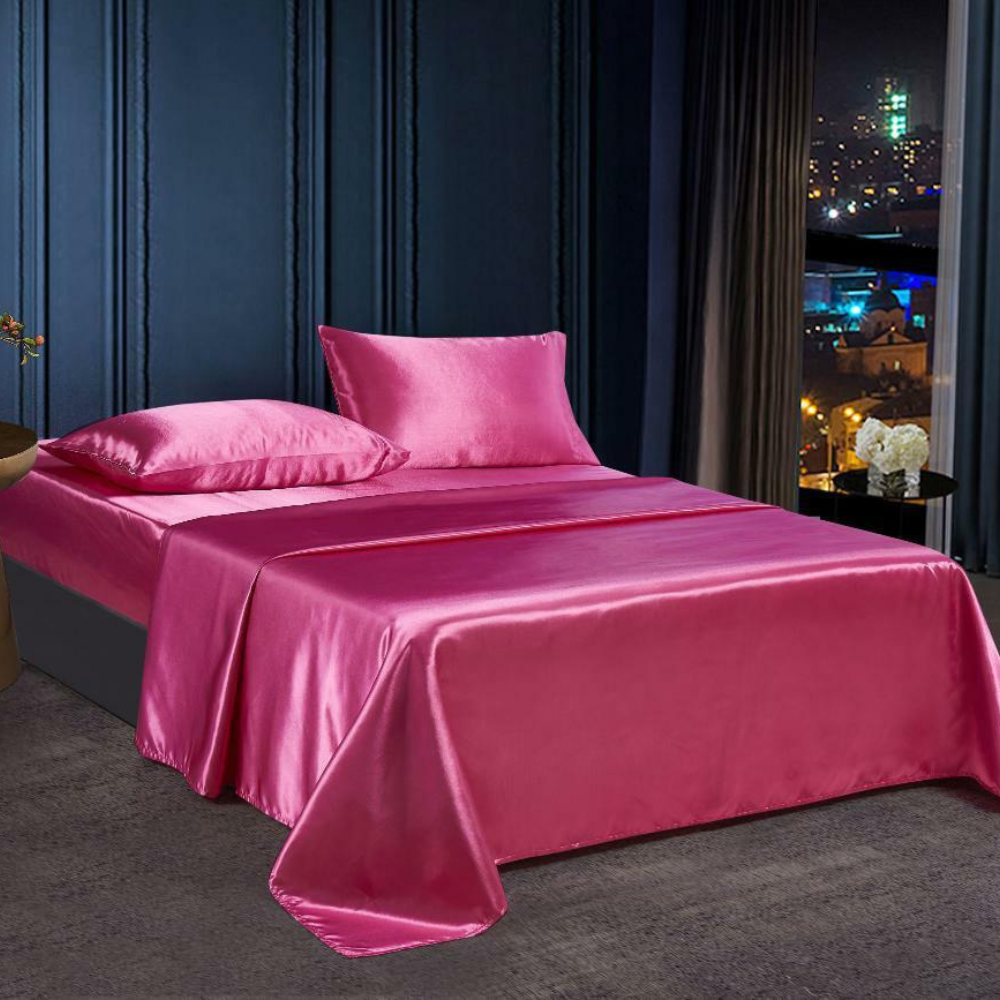 Soft Smooth Deluxe Satin Bedding Sheet Set