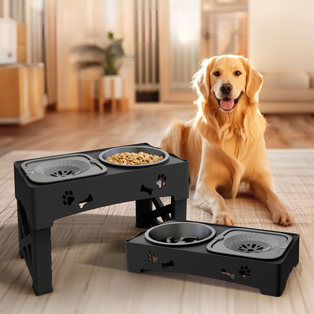 Easy Elevated Dog Feeder with Anti Slip Base - Luxicro