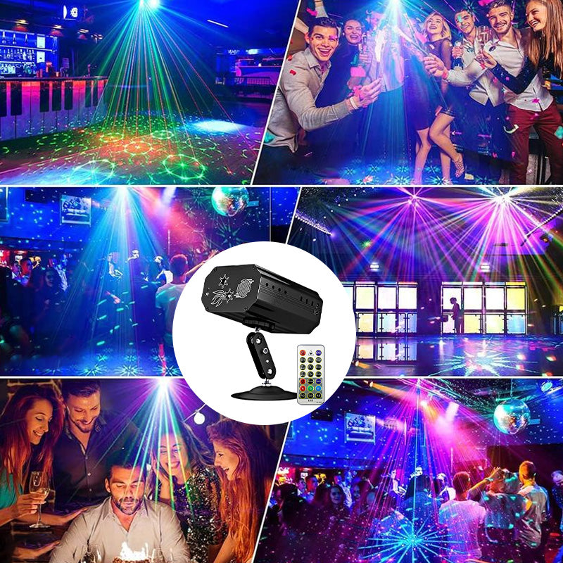 Compact USB Rechargeable Party Laser Lamp