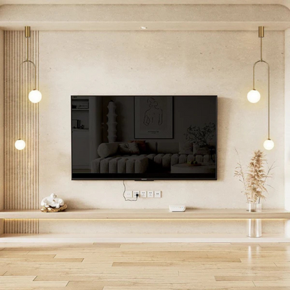 Sleek Pendant Glass Ceiling Light