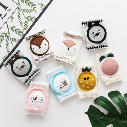 Cute Baby Knee Pads for Crawling with Grip Protection