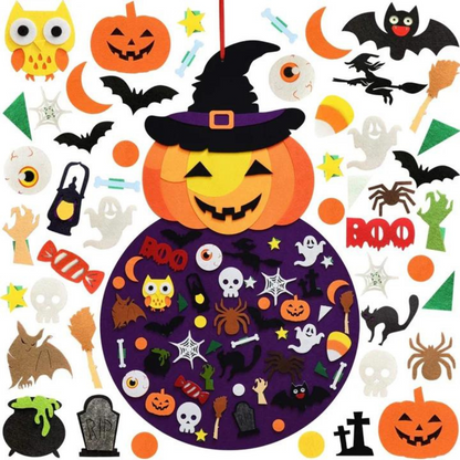 Fun DIY Halloween Felt Craft Kit - Luxicro
