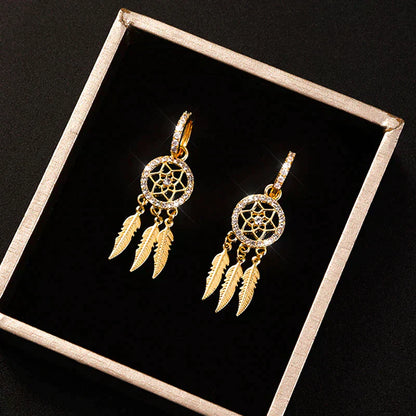 Classic 14k Gold Button Earrings - Luxicro
