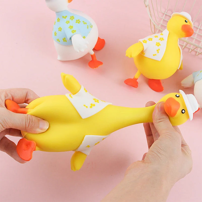 Comical Quacking Rubber Duck Stress Ball