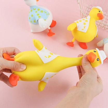 Comical Quacking Rubber Duck Stress Ball