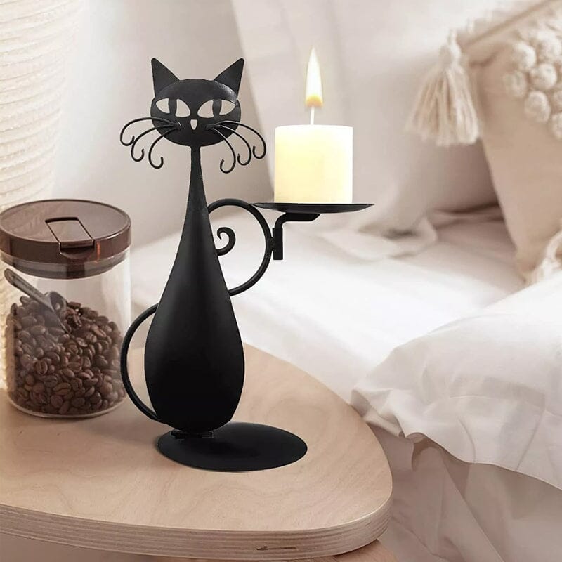 Cute Cat Candle Holder