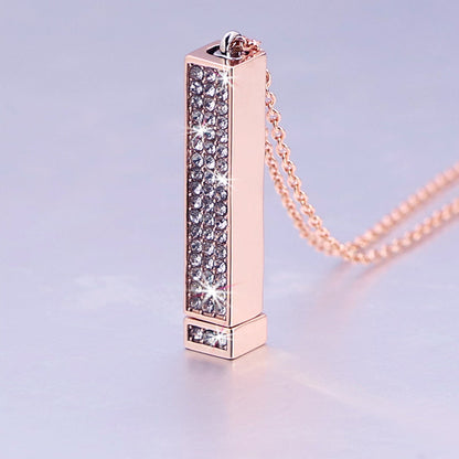 Invisible Message Bar Necklace - Luxicro