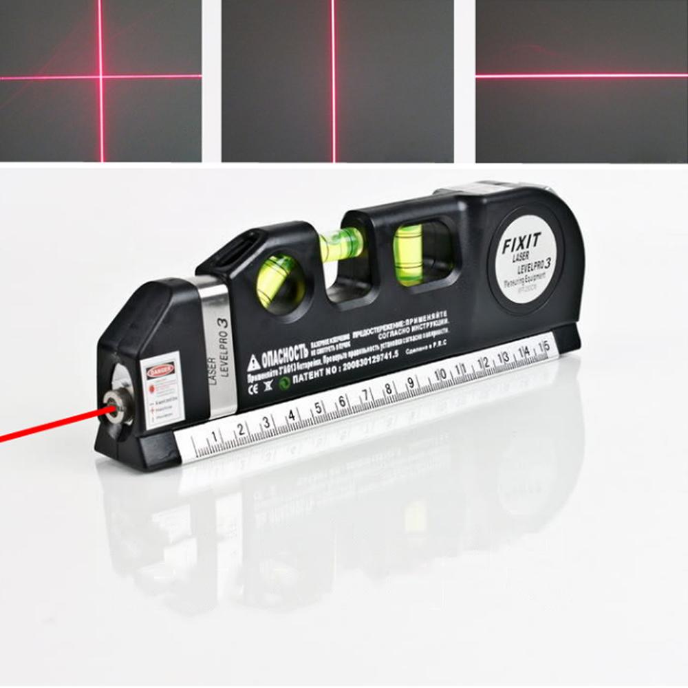 Precise 4-in-1 Laser Level Measurement Tool Set
