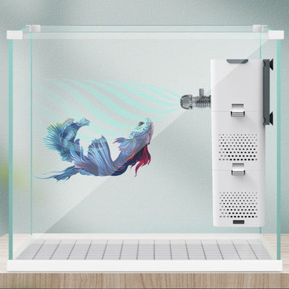 Clear Fish Tank Filtration System - Luxicro