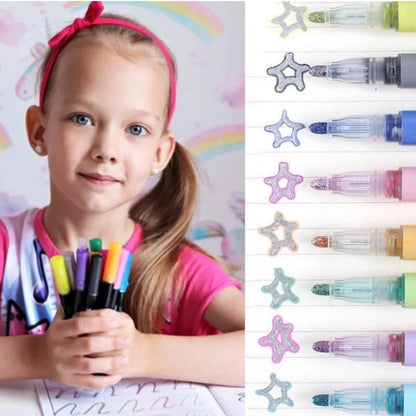 Colorful Kids Art Markers Set - Luxicro
