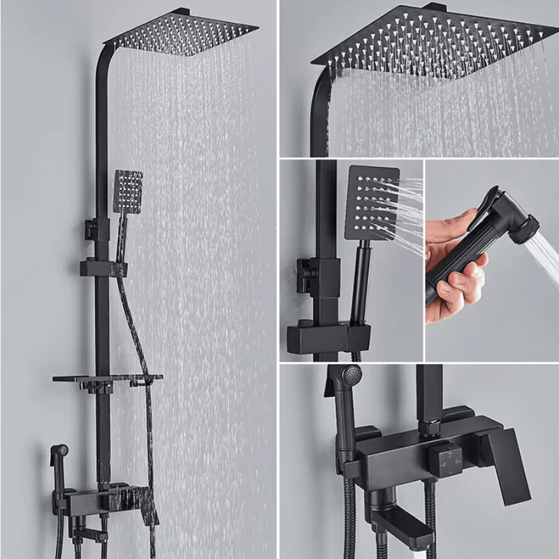 Luxury Shower Head with Adjustable Metal Arm