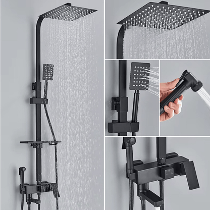 Luxury Shower Head with Adjustable Metal Arm