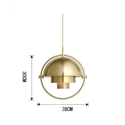 Round Stainless Steel Pendant Lamp