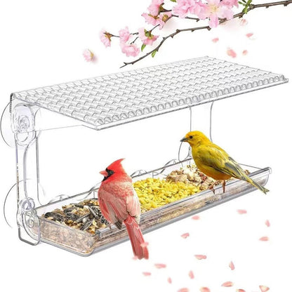 Simple Hang Window Bird Feeder House