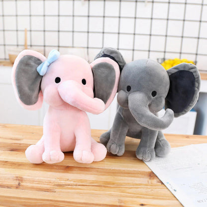 Cuddly Gray Plush Baby Pillow Toys