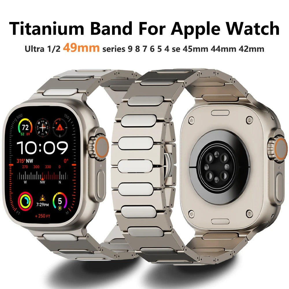 Durable Apple Watch Band with Butterfly Clasp