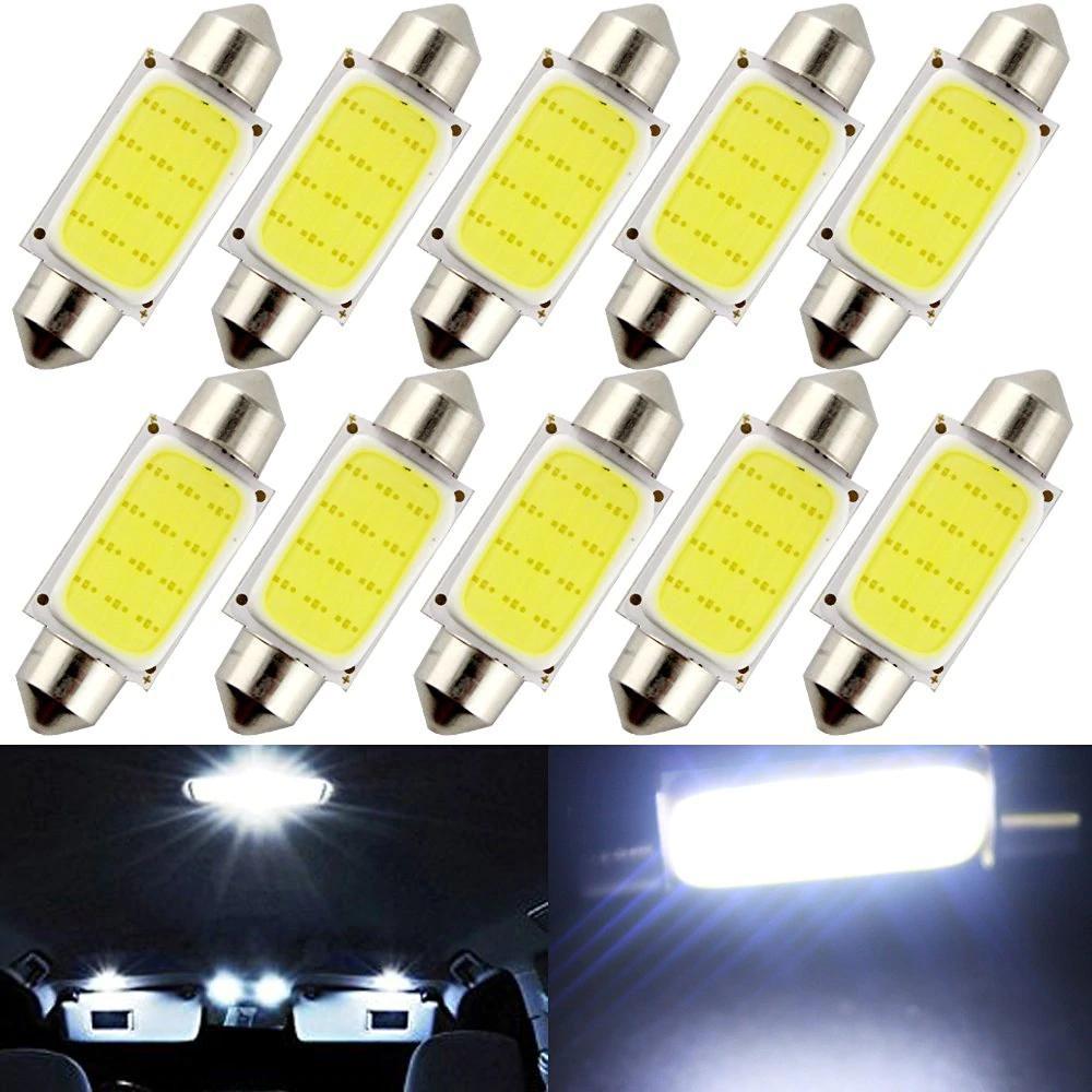 Bright Car Interior Lighting Kit 10 LED Bulbs 12V DC - Luxicro